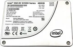 Intel SSDSC2BB480G4 480 GB Solid State Drive - 2.5" Internal - SATA (SATA/600)