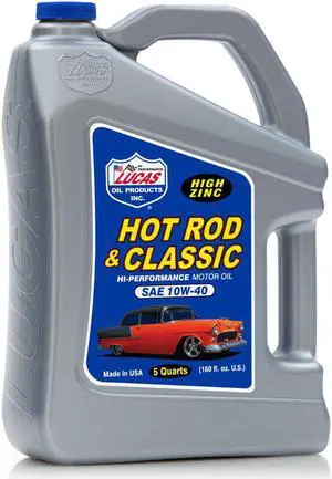 LUCAS OIL 10683 LUCAS OIL 10683 SAE 10W-40 HOT ROD OIL 5 QUART