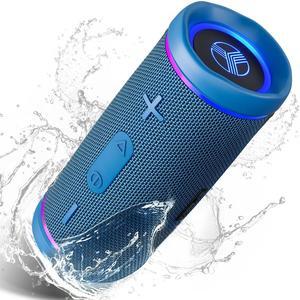 TREBLAB HD77 - Portable Bluetooth Speaker - Powerful 360° Sound, 30W Audio with Impactful Bass, 20H Battery, IPX6 Waterproof, Shockproof, TWS Stereo, Speaker Bluetooth Wireless for Outdoor, Beach Pool
