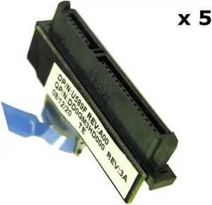 U589F_LOT5 LOT OF 5 Dell Studio 1735 1737 Laptop Sata HDD Adapter Connector Cable U589F Sata Cable Lots
