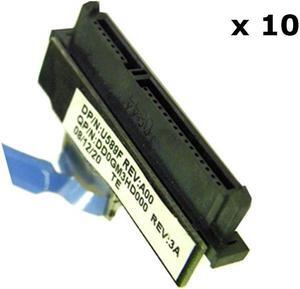 U589F_LOT10 LOT OF 10 Dell Studio 1735 1737 Laptop Sata HDD Adapter Connector Cable U589F Sata Cable Lots