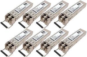 A7446B LOT OF 8 HP A7446BD 850NM 4GBPS 150M Duplex LC SW SFP Transceiver 405287-001 Transceiver Lots
