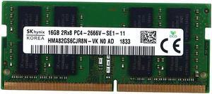 HMA82GS6CJR8N-VK_UB SK Hynix 16GB 2RX8 DDR4 Sodimm PC4-21300 2666MHZ Laptop Memory HMA82GS6CJR8N-VK Laptop Memory