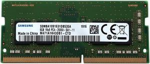 M471A1K43DB1-CTD_UA Samsung 8GB 1RX8 DDR4 SO-DIMM PC4-21300 2666MHZ Memory Module M471A1K43DB1-CTD Laptop Memory
