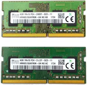 HMA851S6AFR6N SK Hynix 8GB 2X4GB DDR4 PC4-19200 2400MHZ 260-PIN Memory KIT HMA851S6AFR6N-UH Laptop Memory