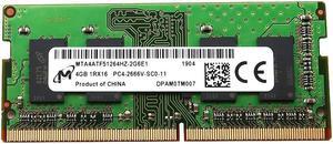 MTA4ATF51264HZ-2G6E1_UA Micron 4GB DDR4 PC4-21300 2666MHZ 260-PIN Memory Module MTA4ATF51264HZ-2G6E1 Laptop Memory