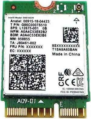 L12675-001_UA Intel 9461NGW Dual Band WIRELESS-AC 9461 Wlan Bluetooth 5.1 Wifi Card L12675-001 Laptop Wireless Cards - Wifi - OEM