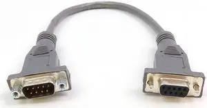 8195R LOT OF 10 Quabbin Gray DB9 RS232 Male TO Female Cable 1014111 Accessories Lots