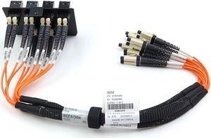 Genuine Original IBM LC Duplex Fiber 3-PIECE 1.4FT Assembly Cable 98Y2797 Fiber Optical Cables