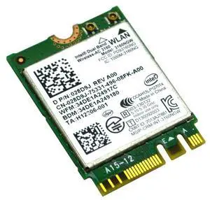 3160NGW Intel Dual Band WIRELESS-AC3160 Bluetooth 4.0 Wifi Laptop Card CN-028D9J Laptop Wireless Cards - Wifi 3160NGW Intel Dual Band WIRELESS-AC3160 Bluetooth 4.0 Wifi Laptop Card CN-028D9J Laptop Wireless Cards - Wifi
