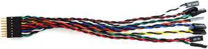 LOT OF 25 16-PIN Front Panel Control Split Connector Extension Cable Power Cable Lots