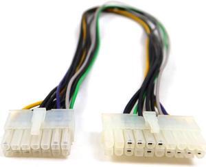 LOT OF 50 Molex 17.7" 20-PIN TO 14-PIN PSU Main Power Supply ATX Adapter Cable Power Cable Lots