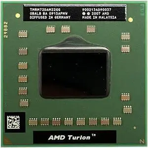 Turion 64 X2 RM-72 AMD 2.10GHZ DUO-CORE 1MB L2 Cache Processor TMRM72DAM22GG Laptop Processors