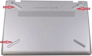 Genuine HP Pavilion 15-CK Series Laptop Bottom Case Cover Silver 38G77TP003 Laptop Base Assembly - OEM