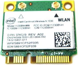 11230BNHMW Dell Intel Centrino 1030 Wireless Wifi 802.11 B/G/N MINI-PCI Express Card 7KGX9 Laptop Wireless Cards - Wifi