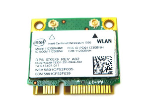 thumbnail image 2 of Dell OEM Intel Centrino Wireless-N 1030 Card – 7KGX9 11230BNHMW, 802.11 B/g/n, Bluetooth, Mini PCIe 2 of 6