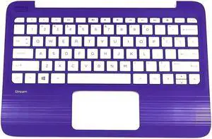 HP Stream 11-AH Laptop Keyboard Palmrest Assembly Violet L23725-001 NO Touchpad Laptop Palmrest Touchpad Assembly