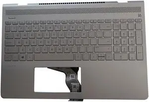 HP Pavilion 15-CK Series ENG/FR-CAN Laptop Keyboard Palmrest Assembly L01924-DB1 Laptop Palmrest Touchpad Assembly