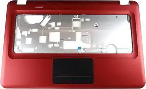 HP Pavilion DV6-3000 Laptop Palmrest Touchpad Assy RED 3LLX6TATP50 NO Keyboard Laptop Palmrest Touchpad Assembly - OEM