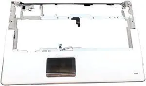 HP Pavilion DV7-3000 Laptop Palmrest Touchpad Assy White 591959-001 NO Keyboard Laptop Palmrest Touchpad Assembly - OEM