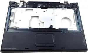 HP Pavilion DV1000 Laptop Palmrest Touchpad Assy Black 417665-001 NO Keyboard Laptop Palmrest Touchpad Assembly - OEM