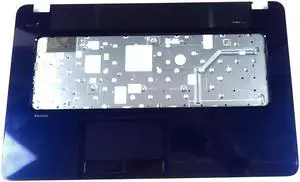 HP Pavilion 17-E Laptop Palmrest Touchpad Assembly Blue 720682-001 NO Keyboard Laptop Palmrest Touchpad Assembly - OEM
