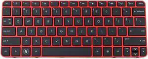 NM1 HP Mini 1104 110-3800 210-3000 Laptop US English Keyboard Crimson RED 656761-001 Laptop Keyboards