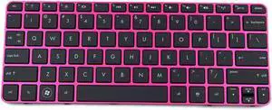 NM1 HP Mini 110-3800 210-3000 210-3060 US English Keyboard Luminous Rose 656760-001 Laptop Keyboards