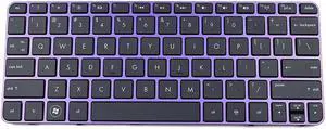 NM1 HP Mini 1104 210-4000 Series Laptop US English Keyboard Sweet Purple 665966-001 Laptop Keyboards