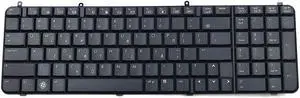 Genuine HP Pavilion DV9000 Laptop US English Greek Keyboard Black AEAT5+00110 Laptop Keyboards