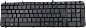 AT5A HP Pavilion DV9000 Series Laptop Swedish Nordic Keyboard Black 441541-DH1 Laptop Keyboards