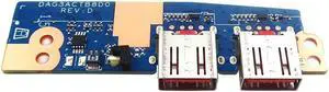 HP Omen 15-CE 15T-CE Series Laptop Dual USB Port Interface I/O Board 929467-001 I/O Boards- Video Audio USB IR DC TV PWR - OEM