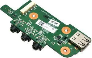 HP HDX16 Premium Laptop Audio Jack USB AND Infrared Receiver Board 32UT6AB0000 I/O Boards- Video Audio USB IR DC TV PWR - OEM