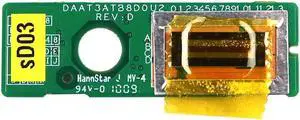 HP Pavilion DV6000 Laptop Security Fingerprint Reader Circuit Board 446511-001 Laptop Biometric Fingerprint Assembly