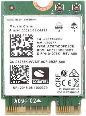 9462NGW Intel WIRELESS-AC 9462 Cnvio M.2 2230/1216 Wlan BT5.1 Wifi Card 1275K Laptop Wireless Cards - Wifi