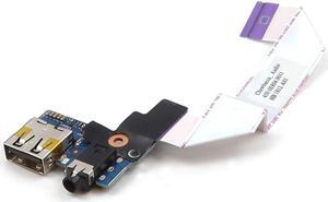 L18205-001_UB HP Pavilion X360 14-CD 14-DD 14M-CD USB Audio I/O Board With Cable L18205-001 I/O Boards- Video Audio USB IR DC TV PWR - OEM