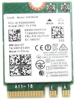 8260NGW Intel Pcie M.2 2230 802.11AC Wlan Bluetooth 4.2 Wireless Card 00JT530 Laptop Wireless Cards - Wifi