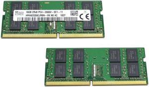 HMA82GS6CJR8N SK Hynix 32GB 2X16GB DDR4 PC4-21300 2666MHZ 260-PIN Memory KIT HMA82GS6CJR8N-VK Laptop Memory