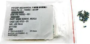 HP Nylok Patch M2XL6 Flat Head Screws 692 Pieces Package 740083-001 Clearance Sale - OEM