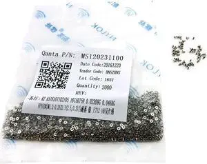 HP Nylok Patch Flat Phillips Head 0# M1.2 0.25X2.3MM Screws 1400 PCS 827785-001 Clearance Sale - OEM