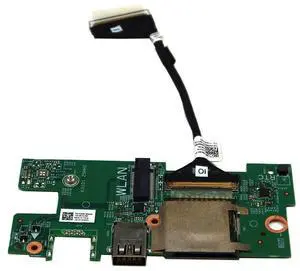 Genuine Dell Inspiron 7573 USB Card Reader Wlan Power Button Board W/Cable 23G91 I/O Boards- Video Audio USB IR DC TV PWR