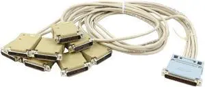 Nortel DB-62 Male TO 8X DB-25 RS-232 DTE Cable Assembly 1820-0011-00 Serial Interface Cables