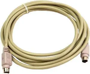 House Brand PS/2 Keyboard/Mouse MALE-TO-MALE Connector 10FT Length KVM Cable Interface Pod KVM Cables