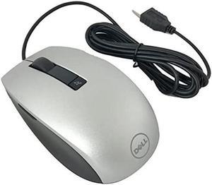 M-UAV-DEL8 Dell Premium 6-BUTTON Wired USB Scroll Optical Laser Mouse Silver/Black 1KHD8 Mouse