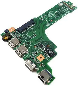 DLA13 Dell Latitude 3330 Series Laptop USB Audio RJ-45 VGA I/O Board V28W1 I/O Boards- Video Audio USB IR DC TV PWR
