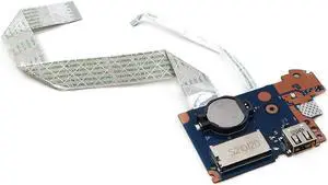 630RT_UA Dell Inspiron 5593 5594 Vostro 3500 USB SD Card Reader I/O Board W/ Cables 630RT I/O Boards- Video Audio USB IR DC TV PWR