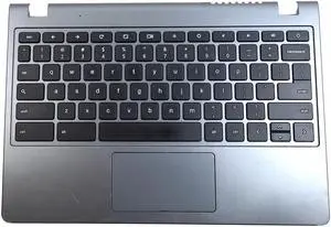 EAZHN010010_UC Acer Chromebook C740 Dark Gray Keyboard Palmrest Touchpad Assembly EAZHN010010 Laptop Palmrest Touchpad Assembly - OEM