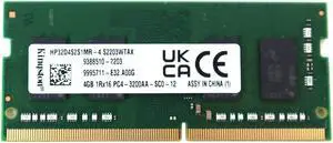 HP32D4S2S1MR-4 Kingston 4GB 1RX16 DDR4 Sodimm PC4-25600 3200MHZ 260-PIN Memory 999711-E32.A00G Laptop Memory