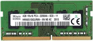 HMA851S6DJR6N-XN_UB Hynix 4GB DDR4 Sodimm PC4-25600 3200MHZ 260-PIN Memory Module HMA851S6DJR6N-XN Laptop Memory - OEM