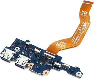 Apollon13-USB_UB Samsung Galaxy Book Flex Alpha NP730QDA Laptop USB Micro SD I/O Board With Cable I/O Boards- Video Audio USB IR DC TV PWR